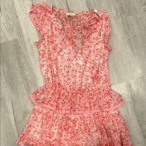 We’re All Pretty Girls Floral Pink Mini Dress
